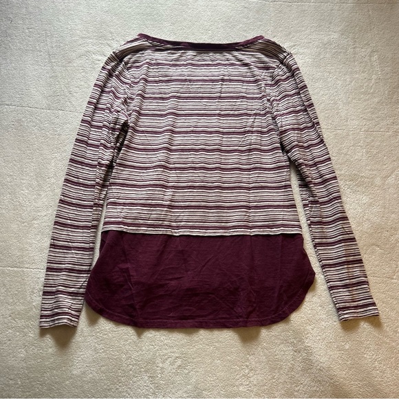 Purple Striped Toad and Co long sleeve shirt - Picture 6 of 6